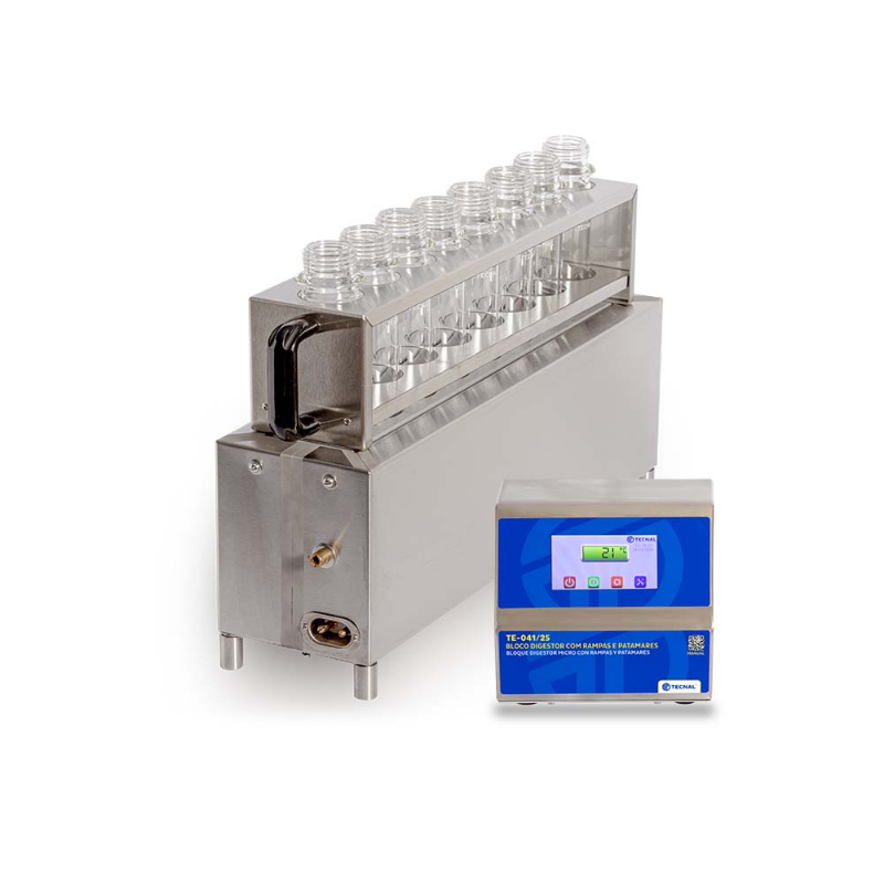 Tecnal TE-0081/50 Akıllı Digestör Blok (450°C, 8 Tüplü, Dokunmatik Ekranlı, Rampa Programlama Özellikli) -- Gelişmiş Protein/Azot Analizleri İçin
