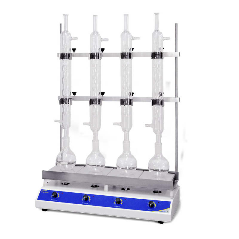 Tecnal TE-1274 Profesyonel Ekstraksiyon Bataryası (320°C, 4 Test Kapasiteli, Piroseramik Rezistanslı) -- Mikrobiyolojik Analizler İçin