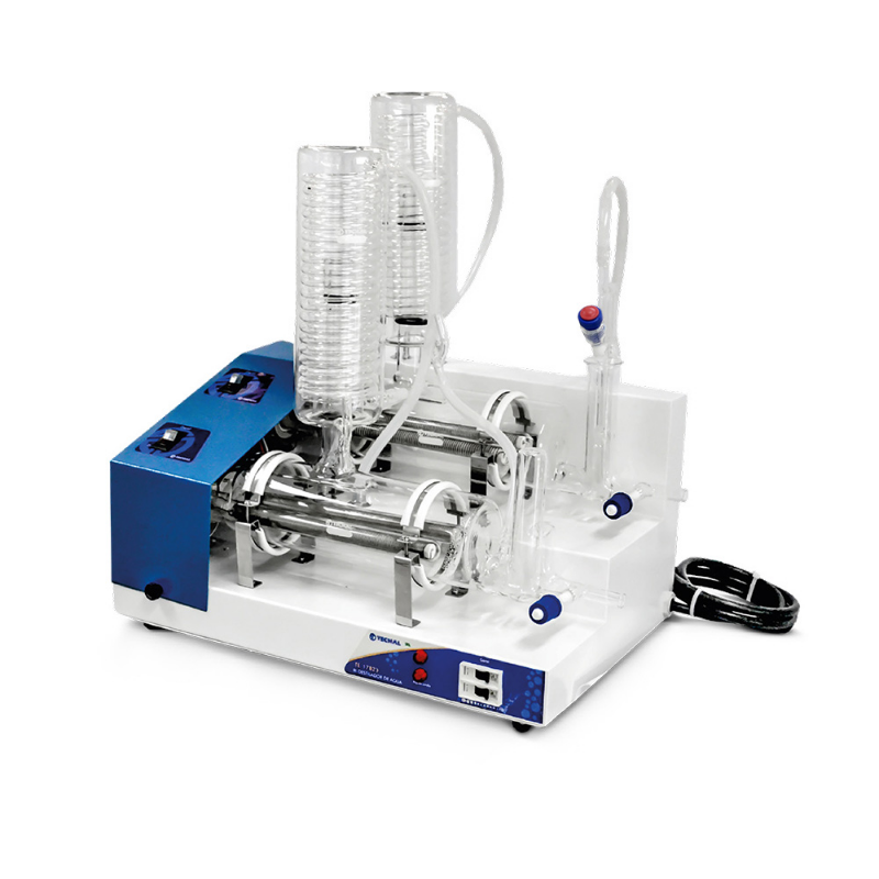 Tecnal TE-17823 Çift Damıtmalı Su Arıtma Sistemi (3 Lt/Saat, 1.5 µS/cm Saf Su, Borosilikat Camlı) -- Laboratuvar Analizleri İçin