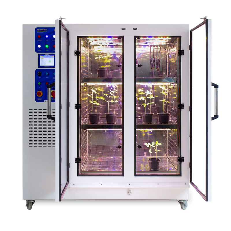 Tecnal TE-4002/4 Profesyonel Bitki Büyüme İklim Kabini (Çift Kapılı, LED Aydınlatmalı, 7 Dokunmatik PLC Kontrollü) -- Bilimsel Araştırmalar İçin